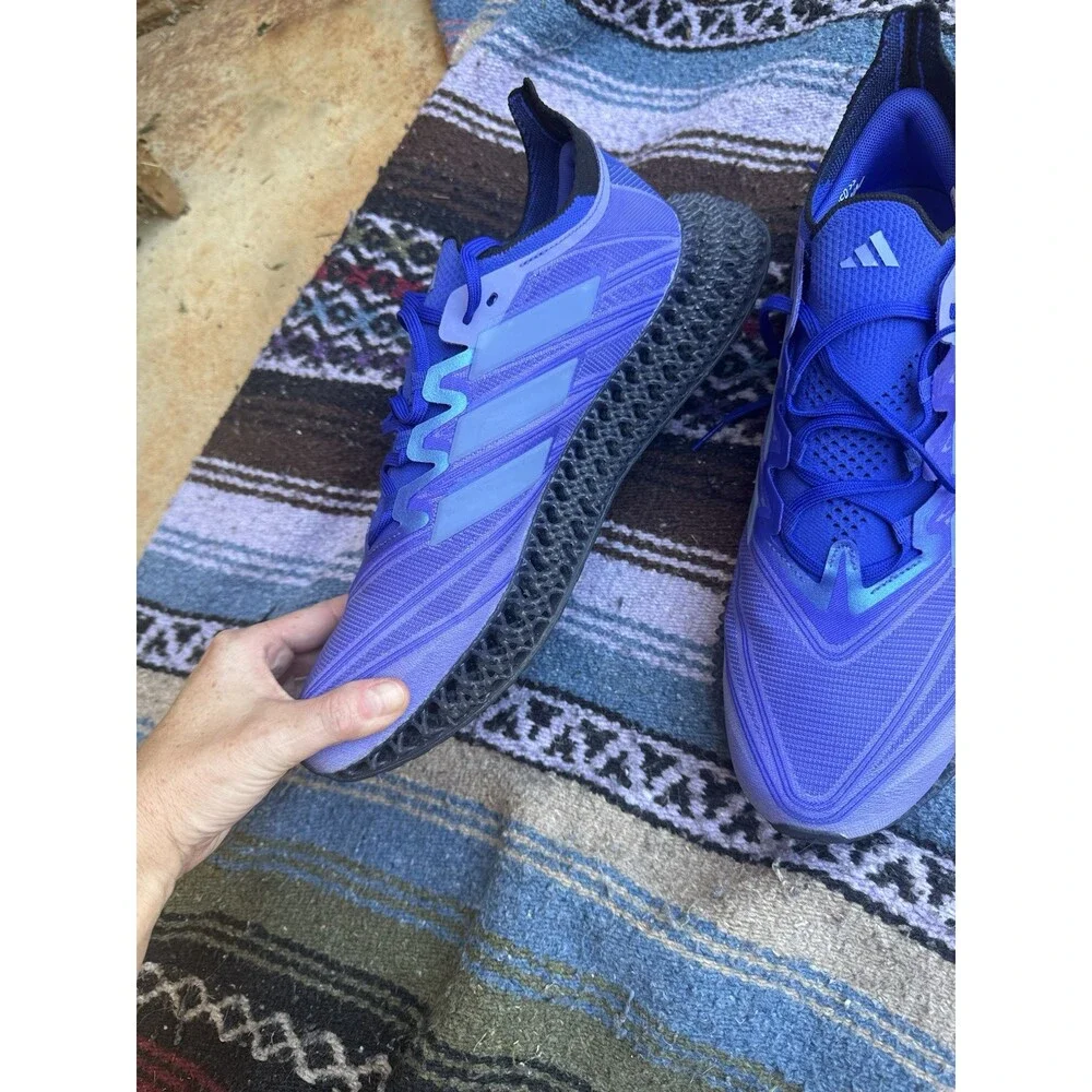 RARE Sz 10.5 - Adidas 4DFWD Men’s Running Shoes ID8888 Colbalt Blue 4D 2024
